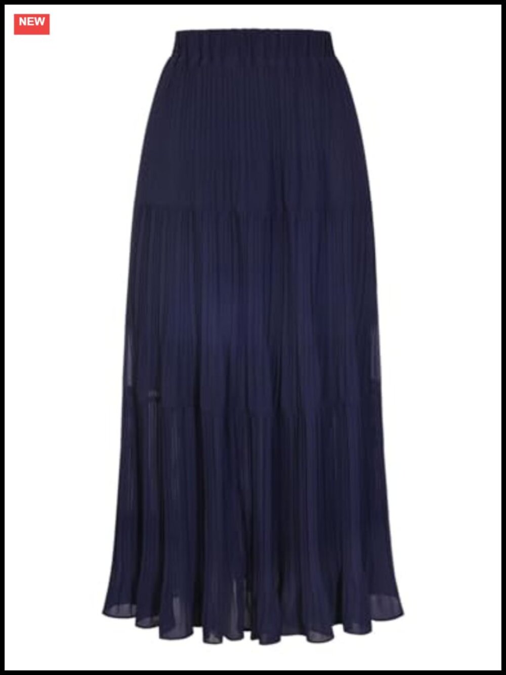 Women's Chiffon Maxi Skirt, High Waist Pleated A-Line, Summer Flowy Long Skirt